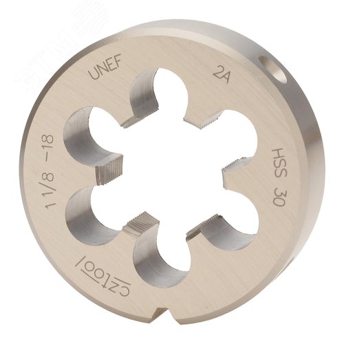Изображение товара "Плашка дюймовая UNEF 1,1/8""-18 HSS DIN22568 2A 65x18мм " (шт)