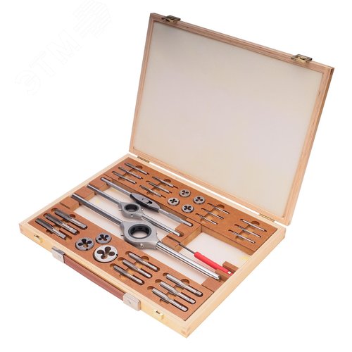 Изображение товара Набор метчиков и плашек M3-M12 HSS 34пр (набор)