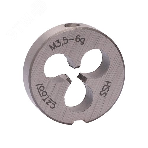 Изображение товара Плашка М3,5х0,6 DINEN22568 HSS 6g 20х5мм (шт)