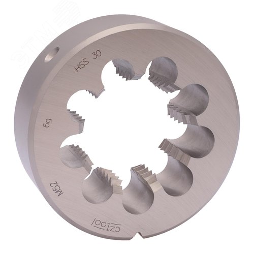 Изображение товара Плашка М52х5,0 HSS DIN22568 6g 90х36мм (шт)