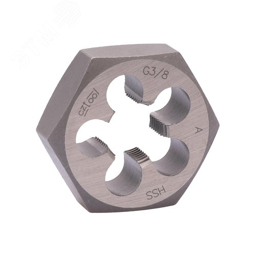 Изображение товара "Плашка трубная G 3/8""-19 HSS DIN382A 41x14мм " (шт)