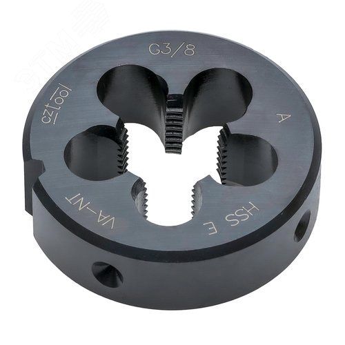 Изображение товара "Плашка трубная G 3/8""-19 HSSE-VA-NT DIN24231A 45x14мм " (шт)