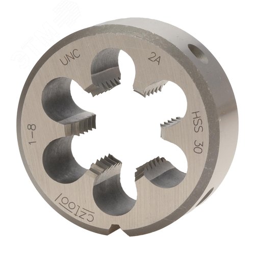 Изображение товара "Плашка дюймовая UNC 1,0""-8 HSS DIN22568 2A 55x22мм " (шт)