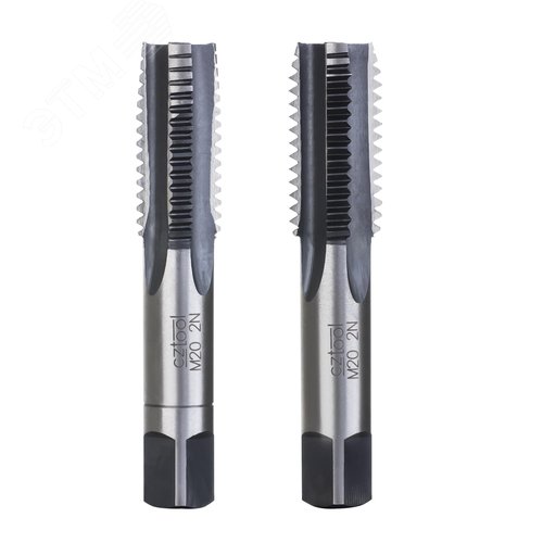 Изображение товара Набор метчиков 2шт М20х2,5 115CrV3 (комплект)