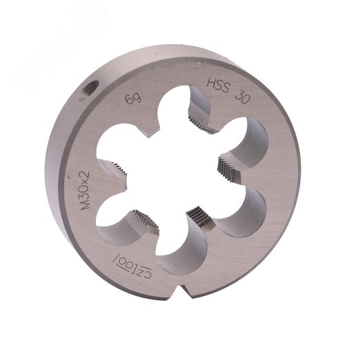 Изображение товара Плашка М30х2,0 HSS DIN22568 6g 65х18мм (шт)