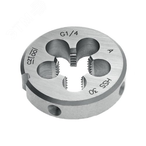 Изображение товара "Плашка трубная G 1/4""-19 HSS DIN24231A 38x10мм " (шт)