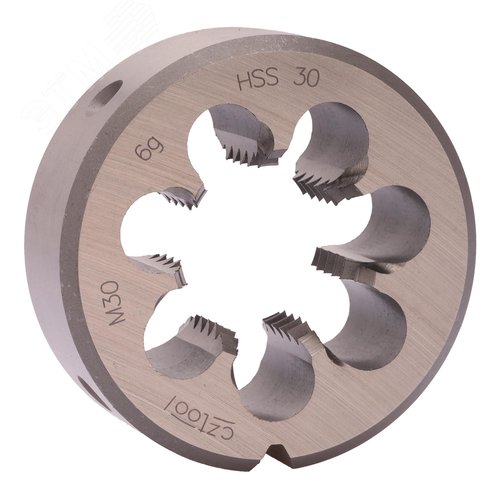 Изображение товара Плашка М30х3,5 HSS DIN22568 6g 65х25мм (шт)