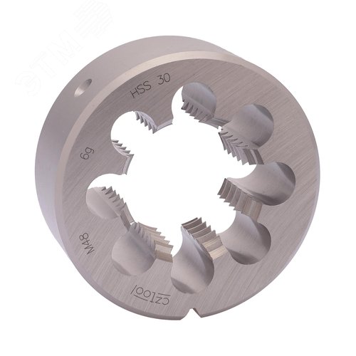 Изображение товара Плашка М48х5,0 HSS DIN22568 6g 90х36мм (шт)