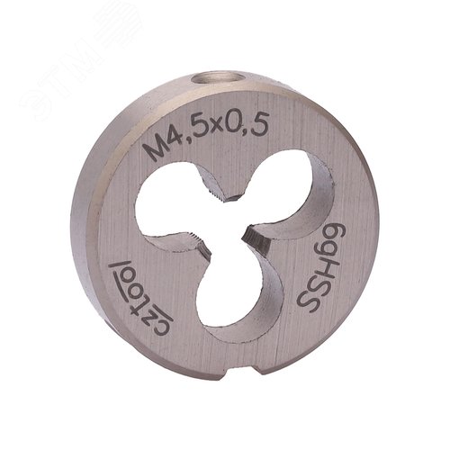 Изображение товара Плашка М4,5х0,5 HSS DIN22568 6g 20х5мм (шт)