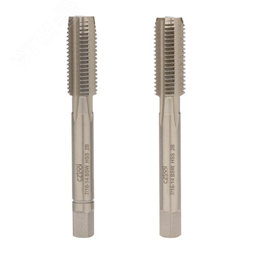 Изображение товара "Набор метчиков 2шт BSW 7/16""-14 HSS" (комплект)