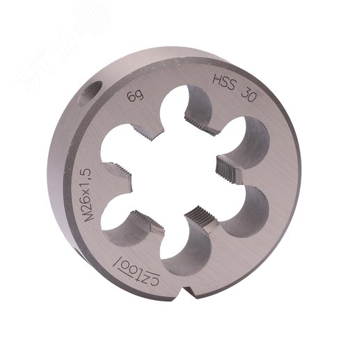 Изображение товара Плашка М26х1,5 HSS DIN22568 6g 55х16мм (шт)