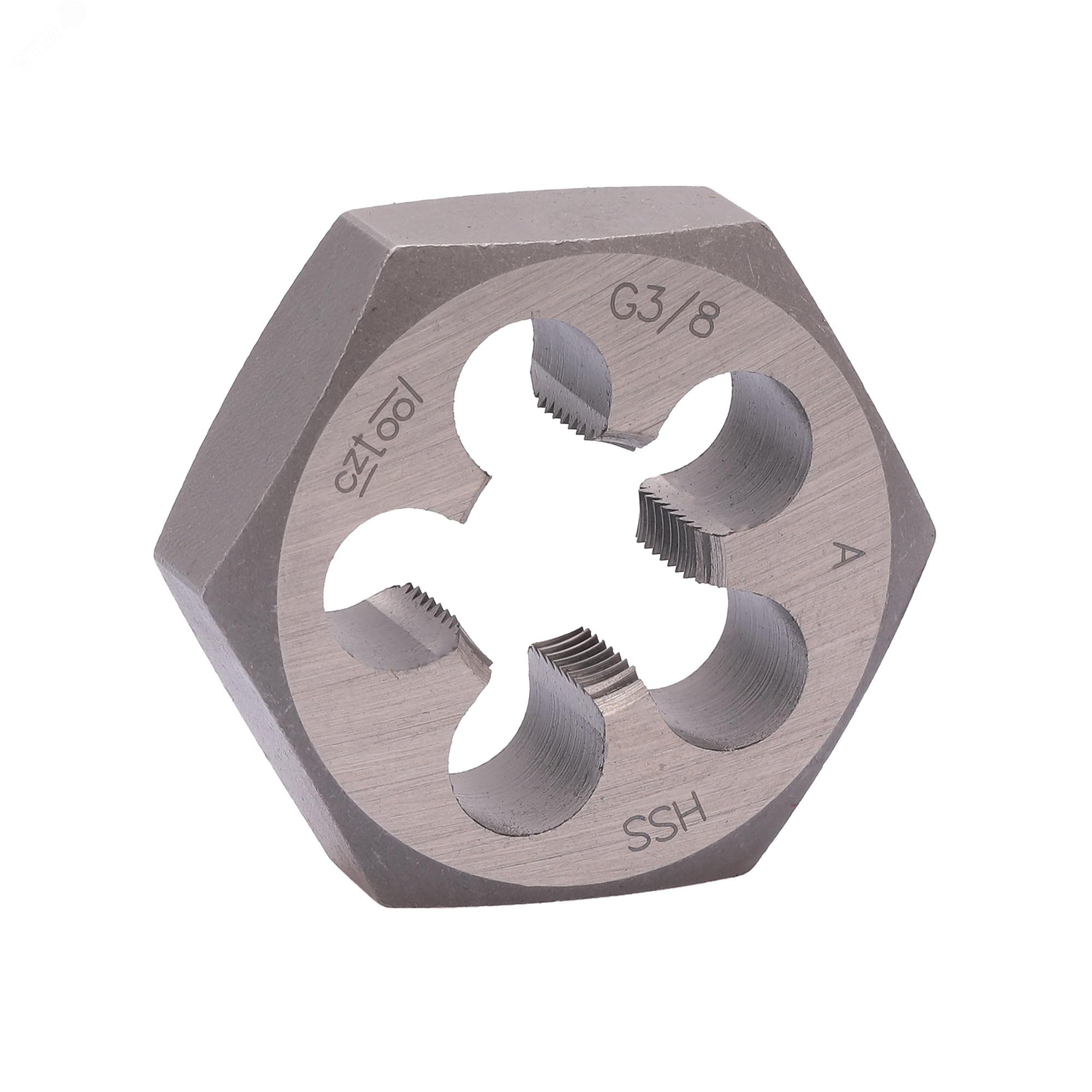 Изображение товара Плашка трубная G 3/8-19 HSS DIN382A 41x14мм высококачественный инструмент