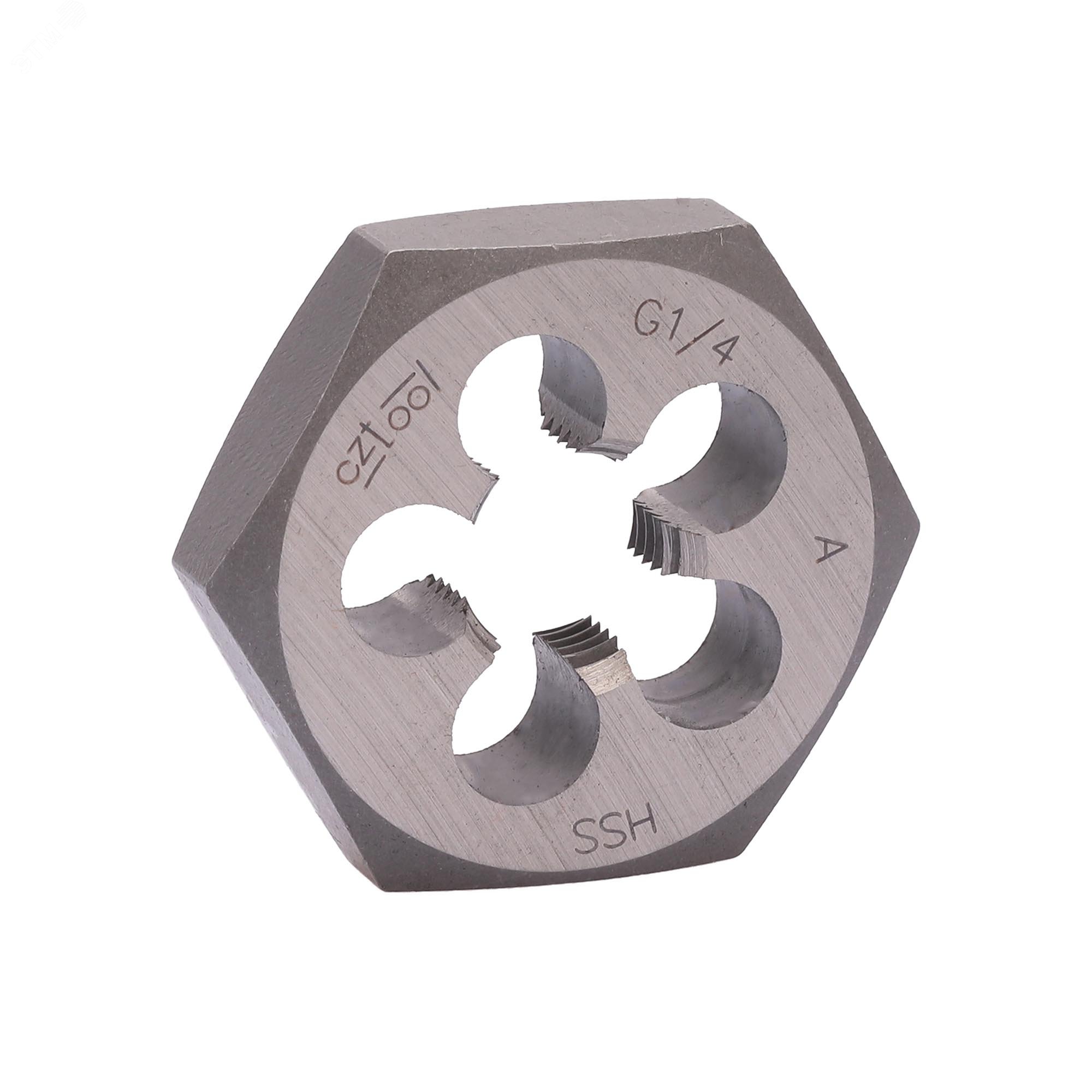 Изображение товара Плашка трубная G 1/4"-19 HSS DIN382A 36x10мм для нарезания внутренней резьбы