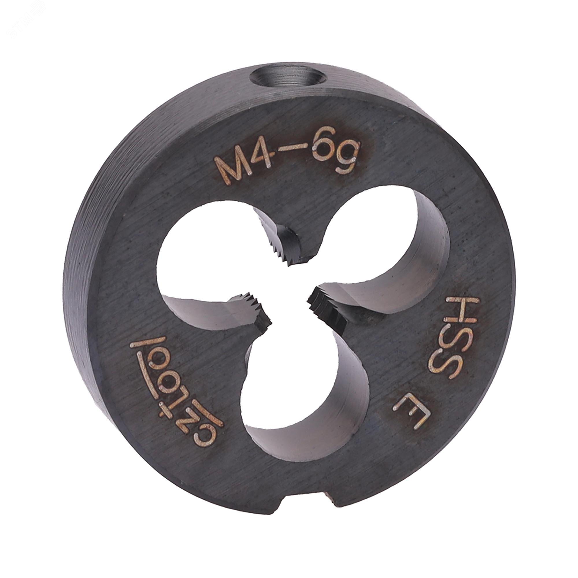 Изображение товара Плашка М4х0,7 HSSE-VA-NT DIN22568 20 мм, Метроическая, быстро режущая сталь, Чехия