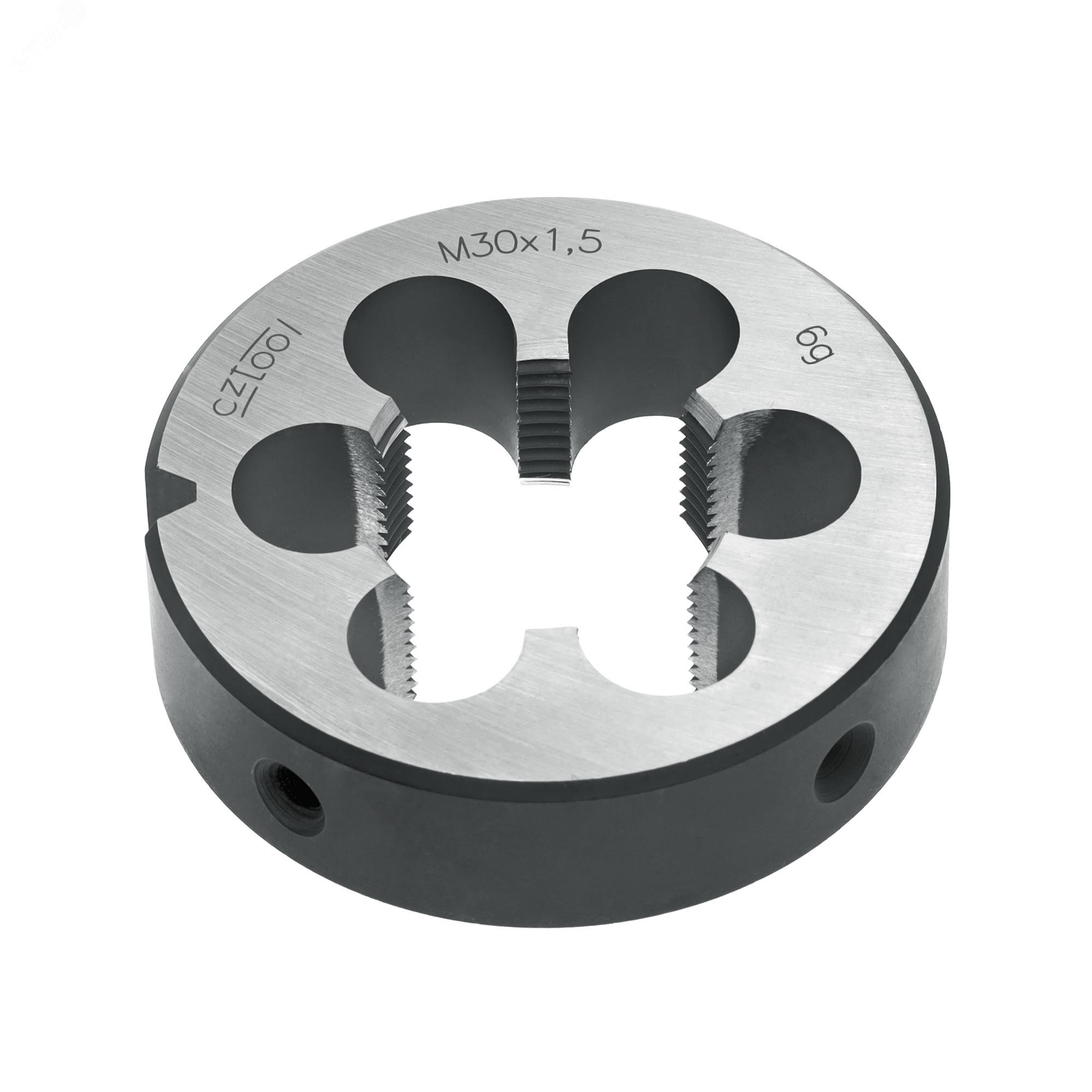 Изображение товара Плашка М30х1,5 115CrV3 DIN22568 6g 65х18мм для нарезания резьбы