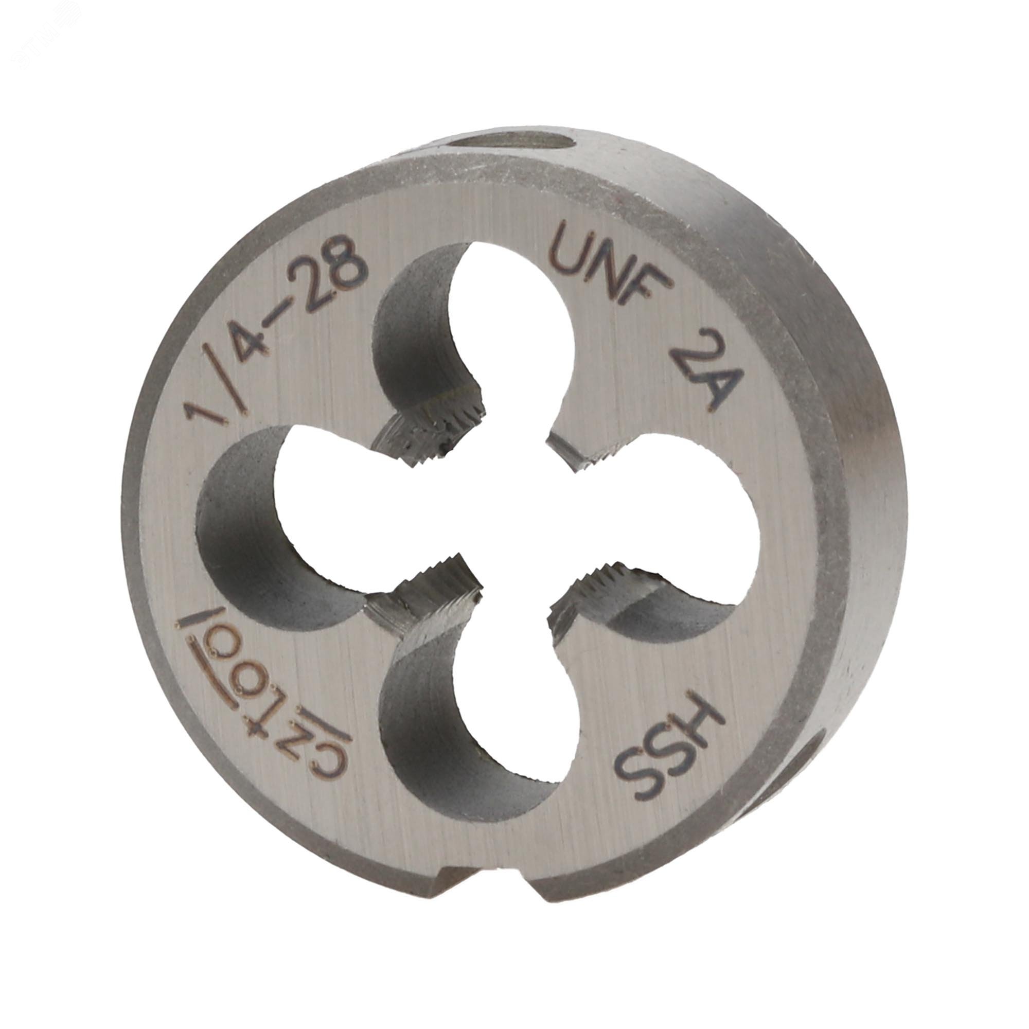 Изображение товара Плашка дюймовая UNF 1/4"-28 HSS DIN22568 20x7мм Bucovice Tools