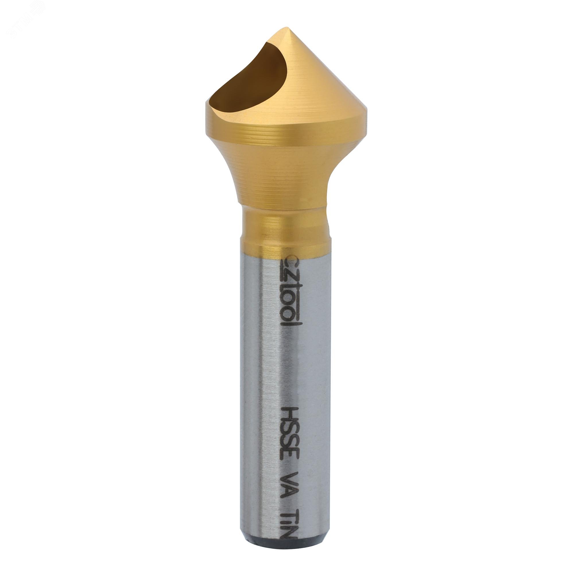Изображение товара Зенковка полая с отверстием 90° 10,0мм 2/5 HSSE-Co5 TiN 1z (шт)