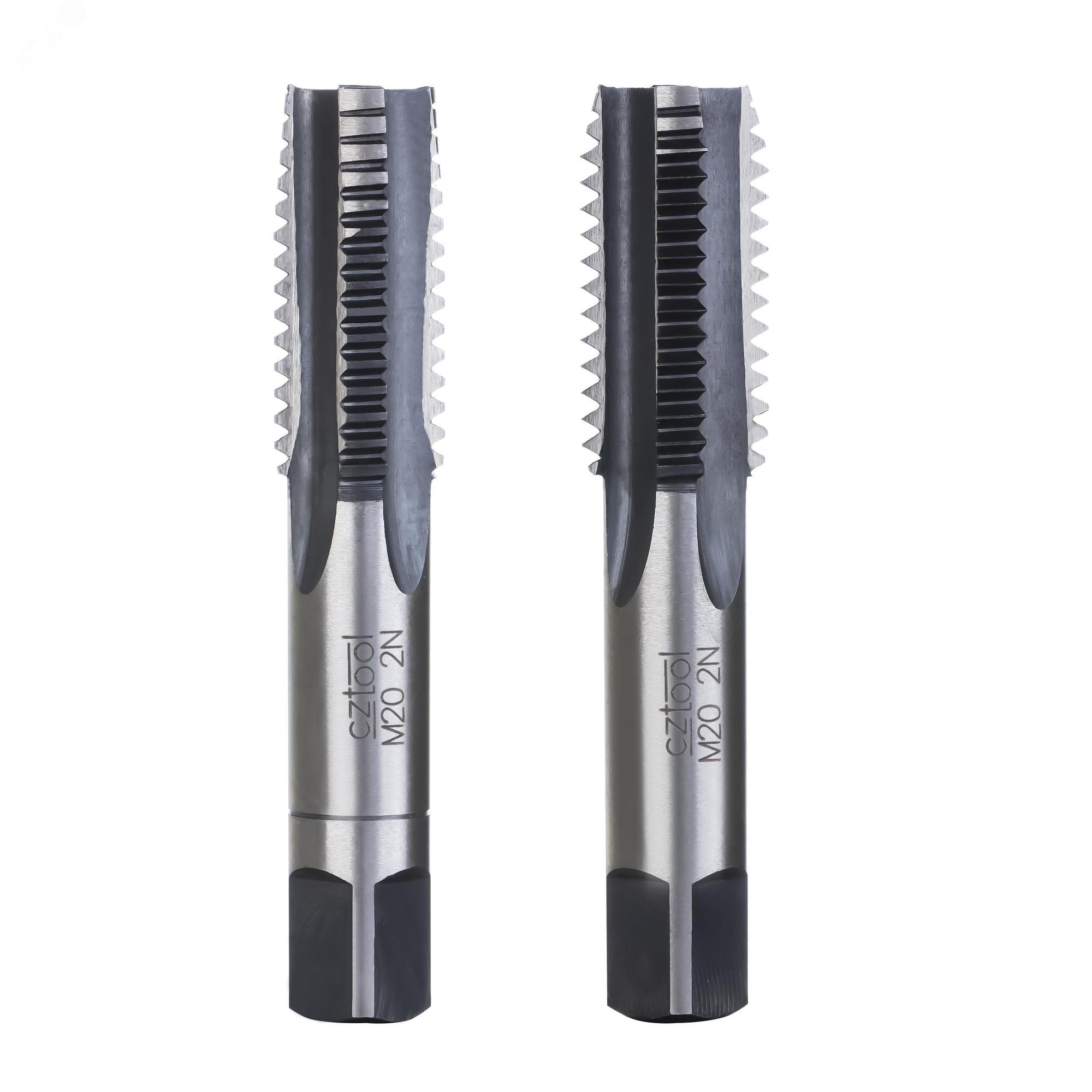 Изображение товара Набор метчиков 2шт М20х2,5 115CrV3 - ручной комплект для внутренней резьбы