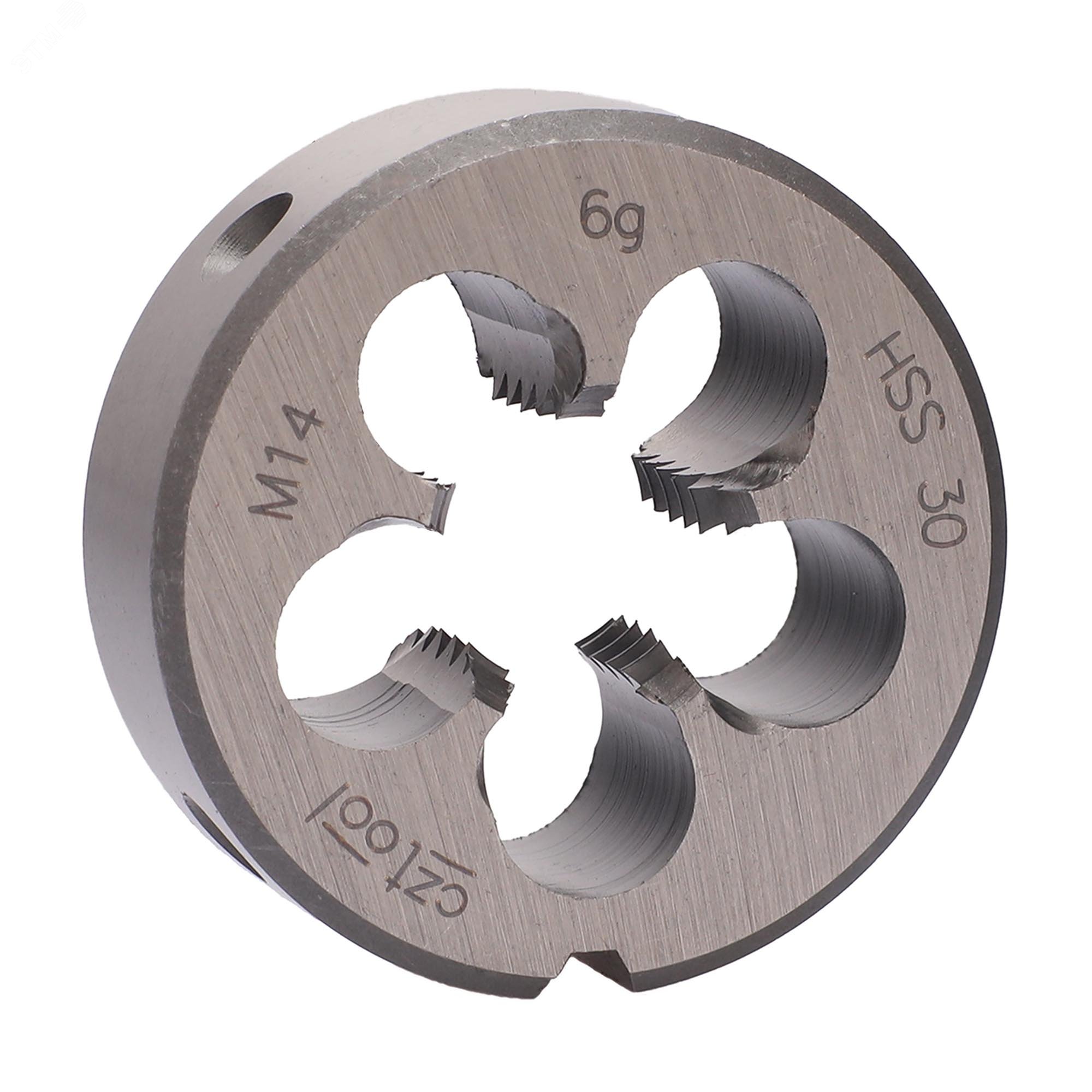 Изображение товара Плашка М14х2,0 HSS DIN22568 6g 38х14мм (шт)