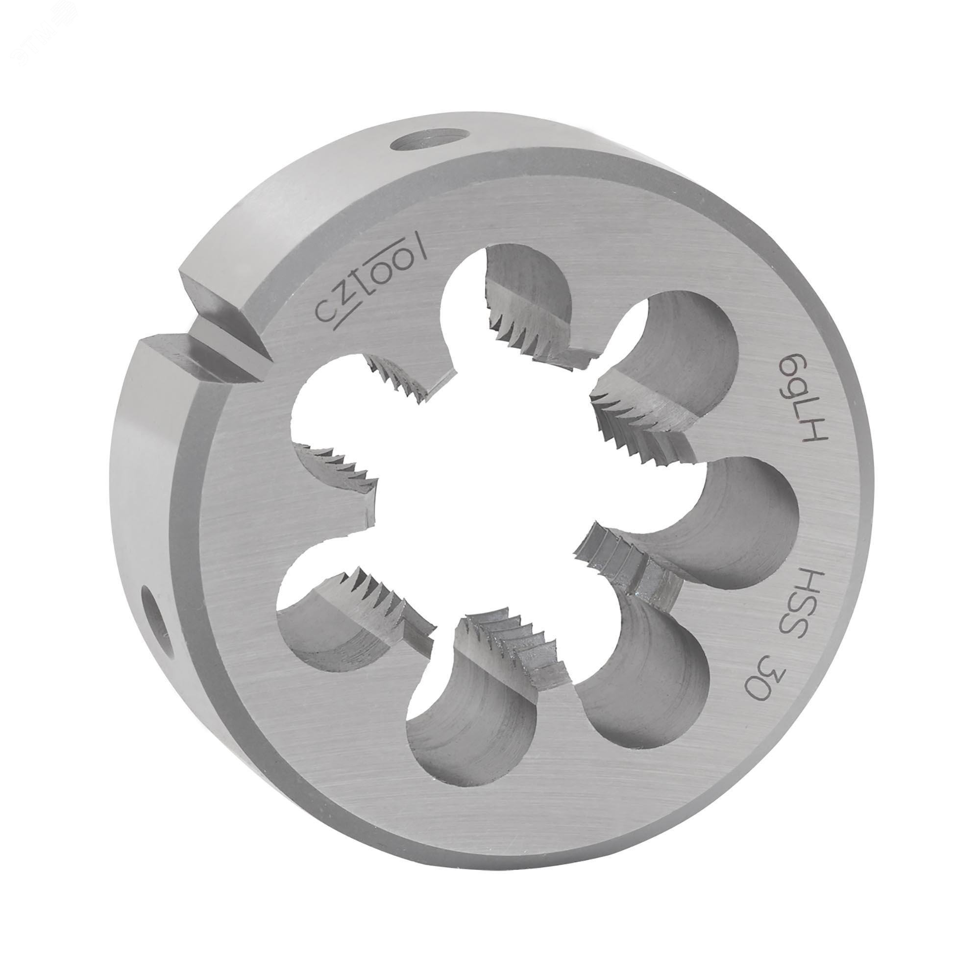 Изображение товара Плашка левая М30х3,5 HSS DIN22568 высококачественная