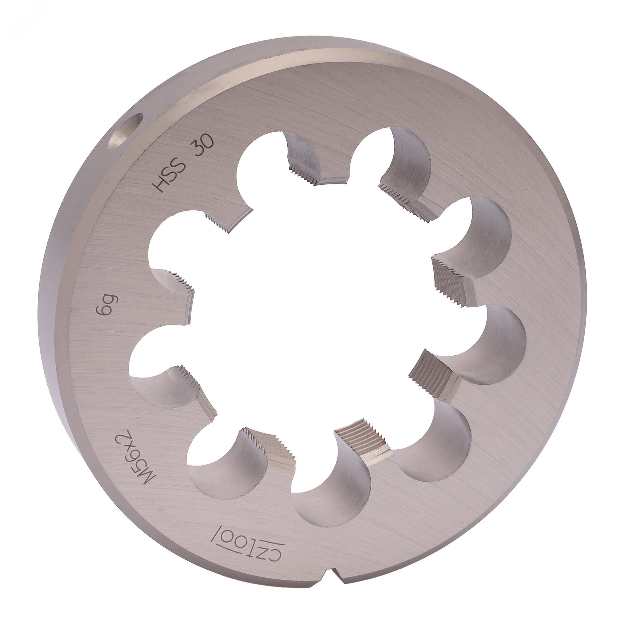 Изображение товара Плашка М56х2,0 HSS DIN22568 6g 105х22мм для металлообработки