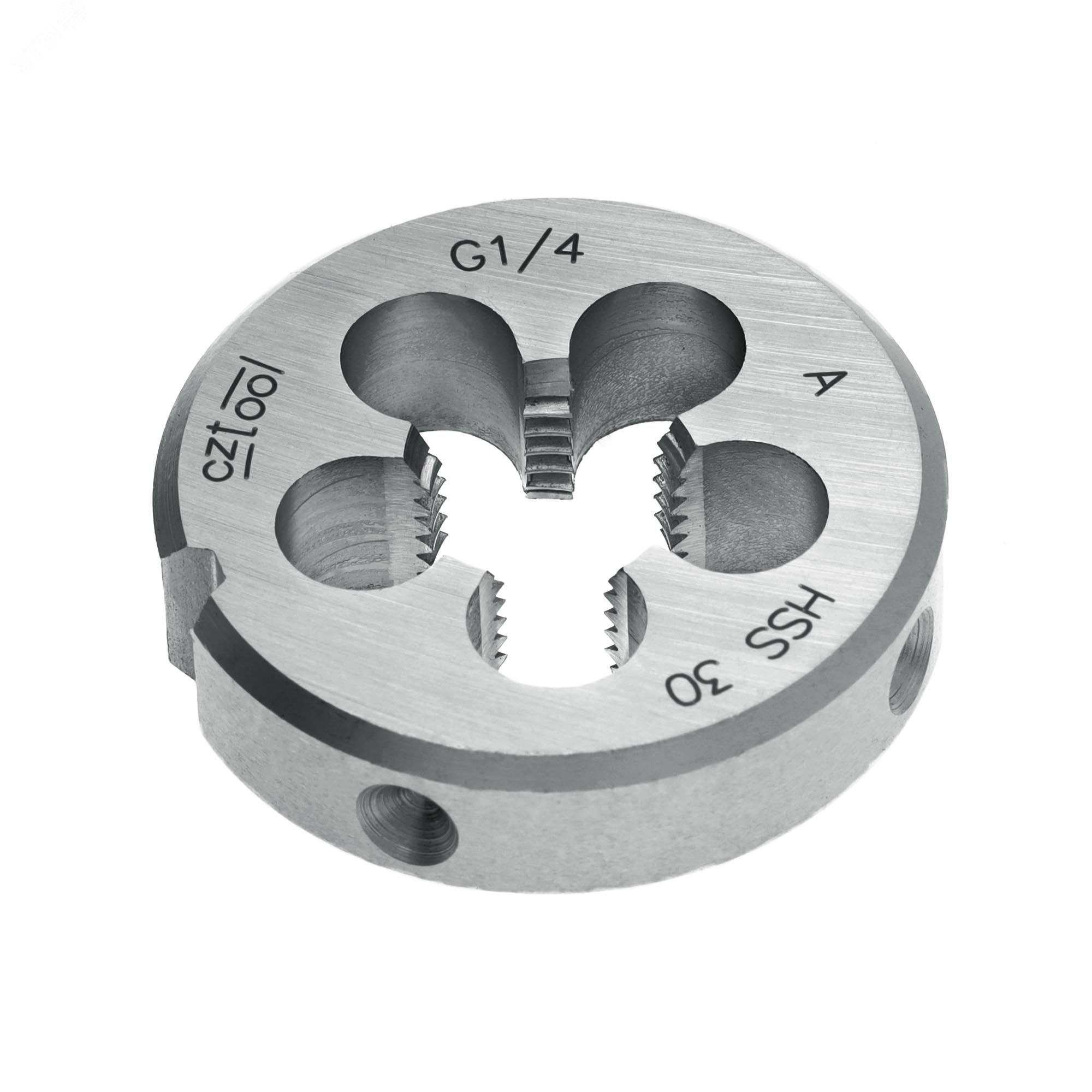 Изображение товара Плашка трубная G 1/4"-19 HSS DIN24231A 38x10мм для нарезания резьбы