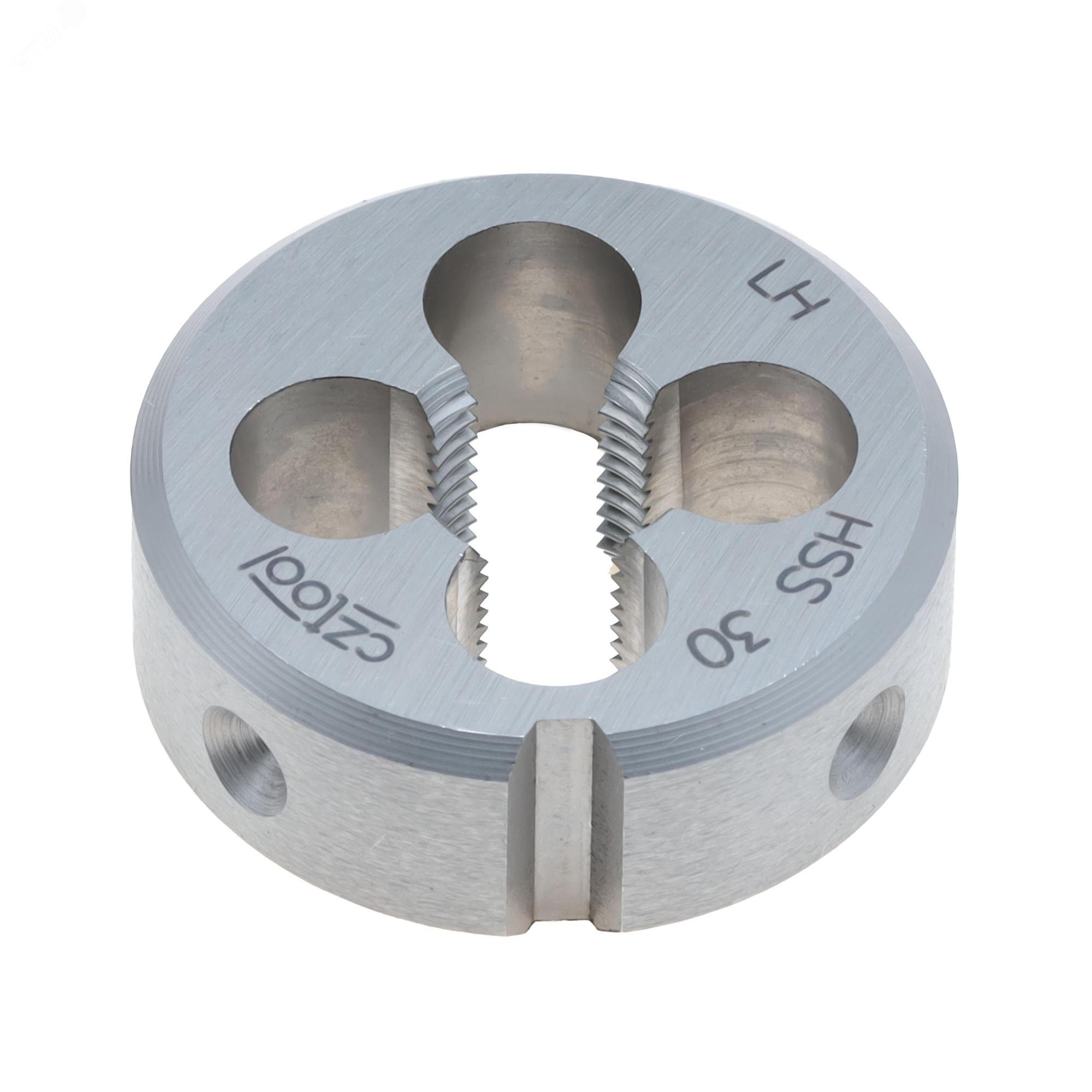 Изображение товара Плашка левая М7х0,75 HSS DIN22568 6g 25х9мм для нарезания резьбы