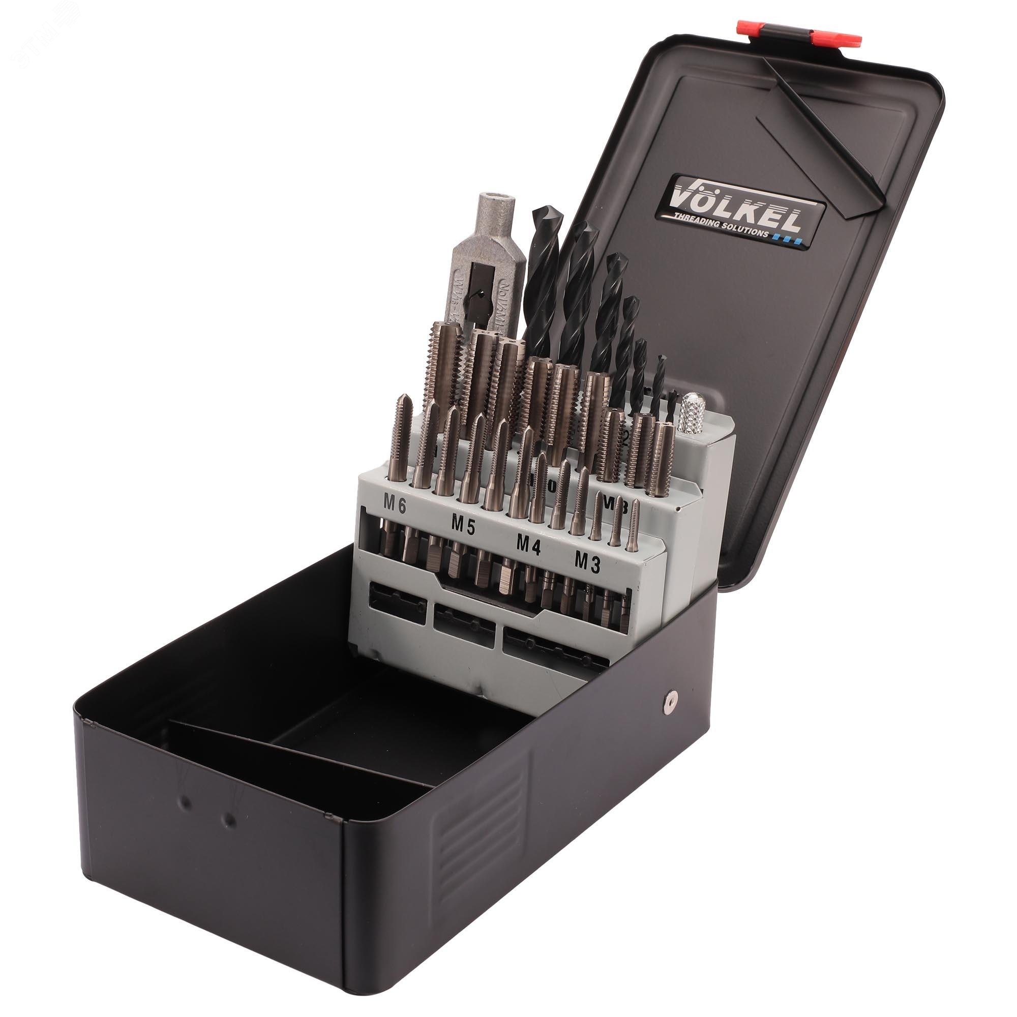 Изображение товара Набор метчиков M3-M12 HSS-G DIN352 29пр (набор)