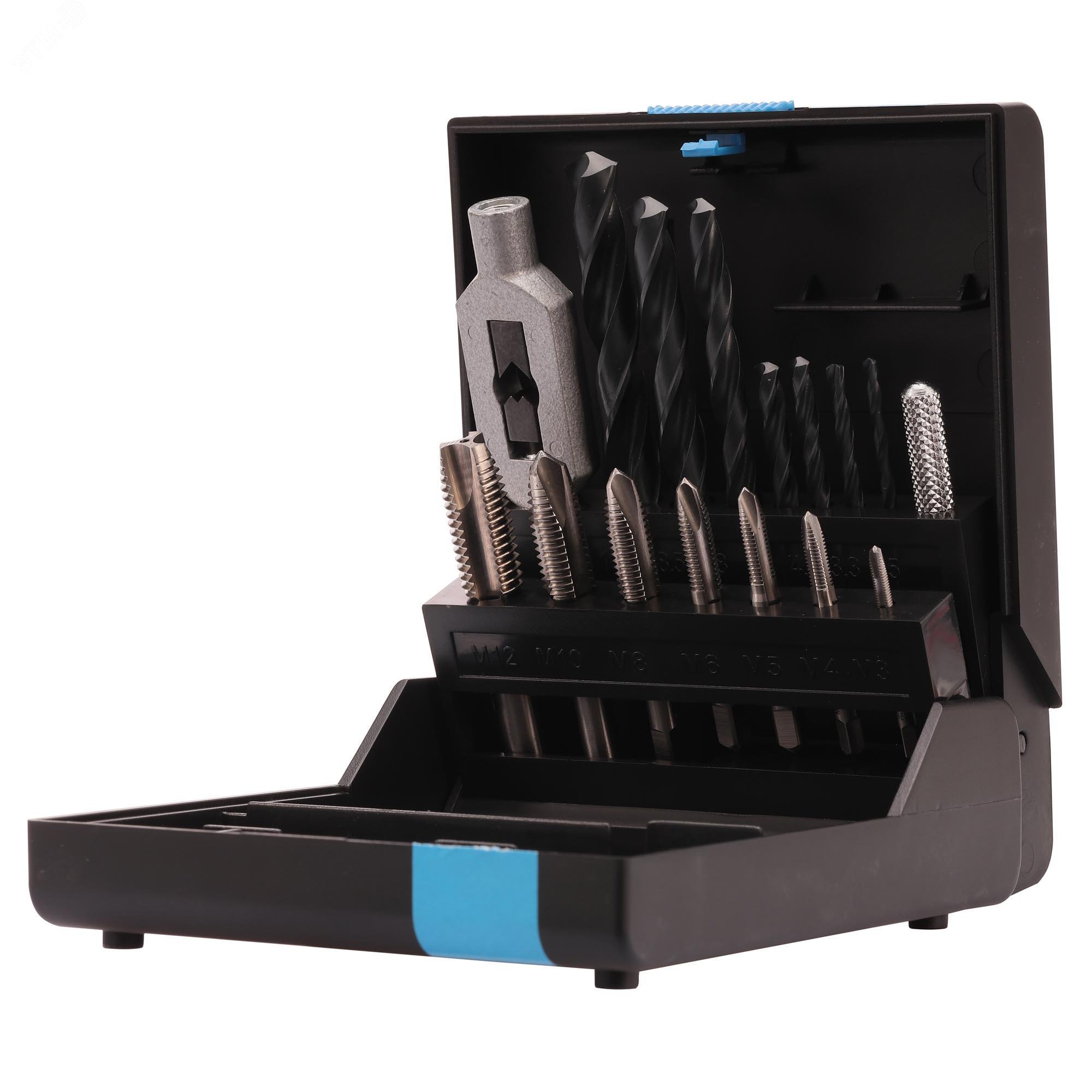 Изображение товара Набор метчиков однопроходных M3 M12 HSS-G DIN352 15 шт Германия