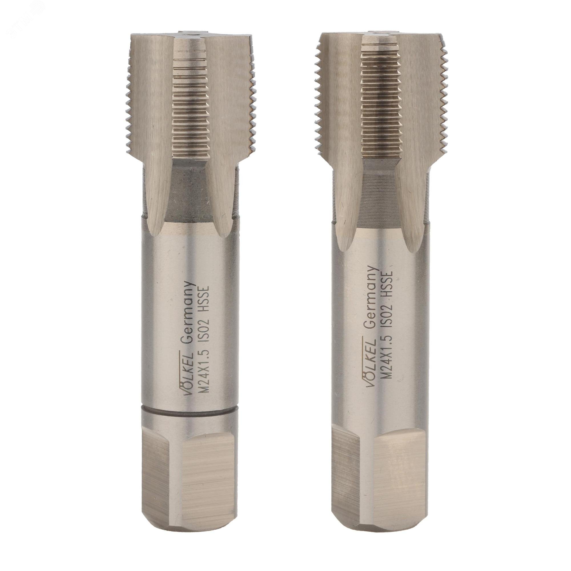 Изображение товара Набор метчиков 2 шт M24х1 5 DIN2181 6h HSSE профессиональный