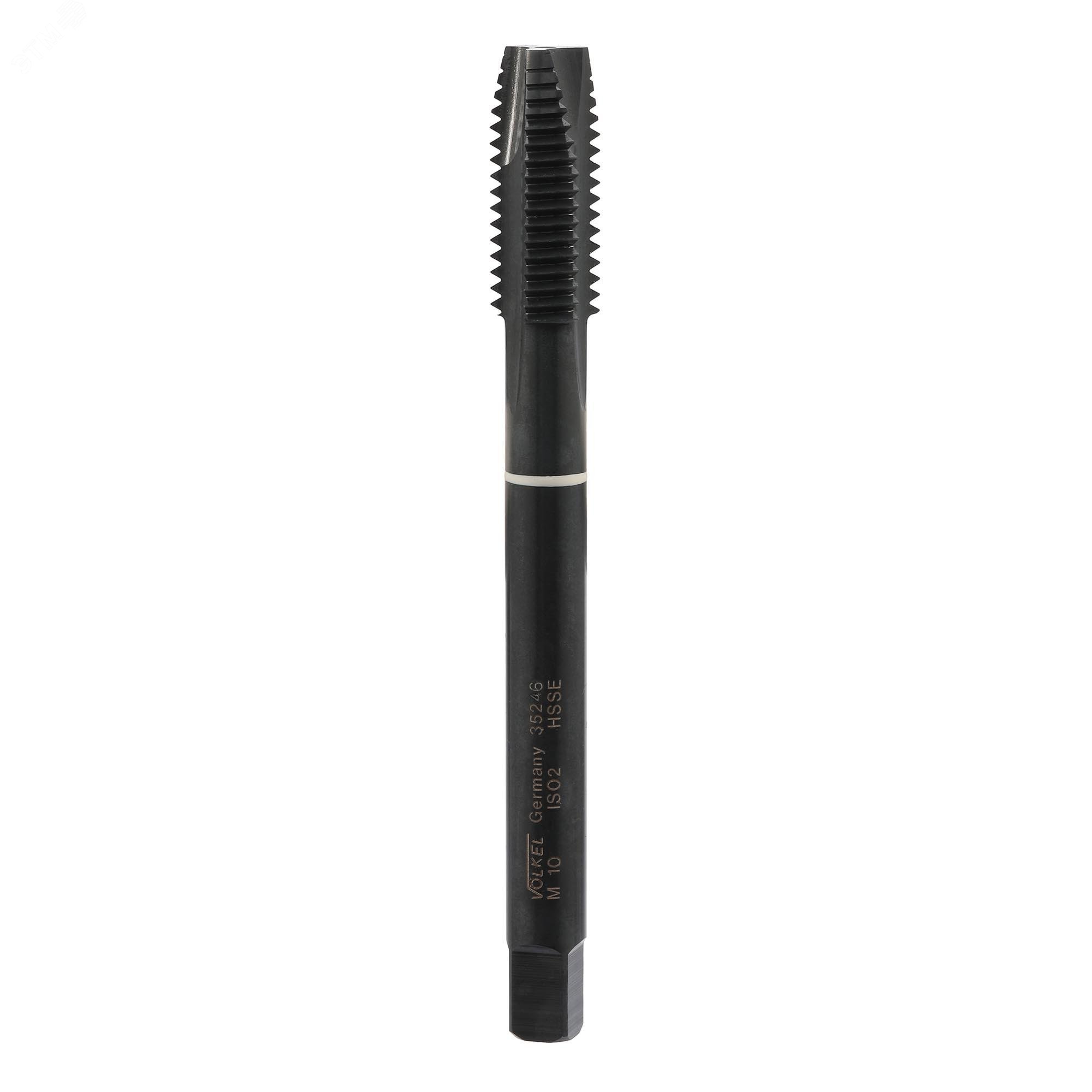 Изображение товара Метчик машинный М10х1,5 DIN371 HSSE-VAP 6h B/4-5P 100мм a=8,0 (шт)