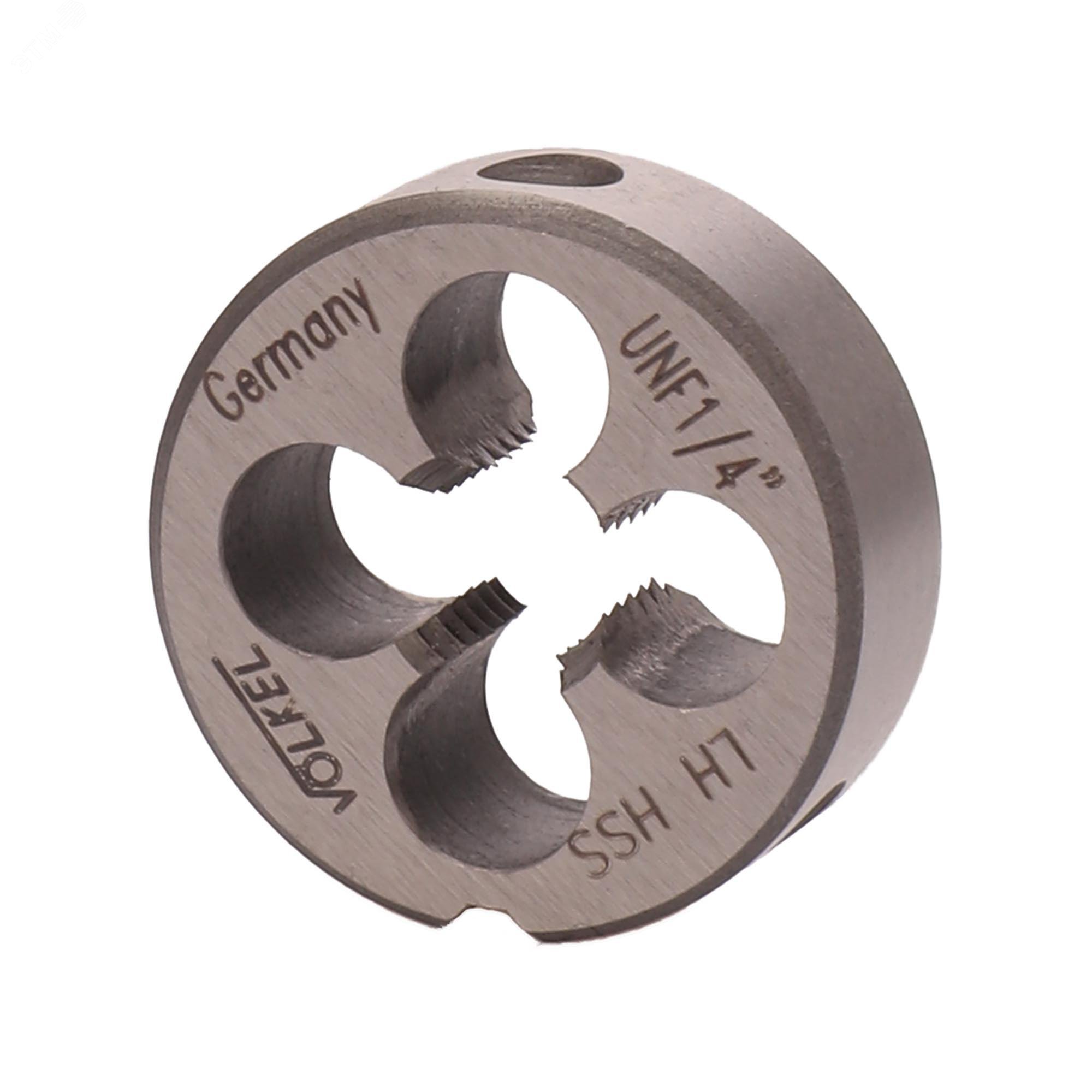 Изображение товара Плашка левая UNF 1/4"-28 HSS DIN22568 2A для точной резьбы