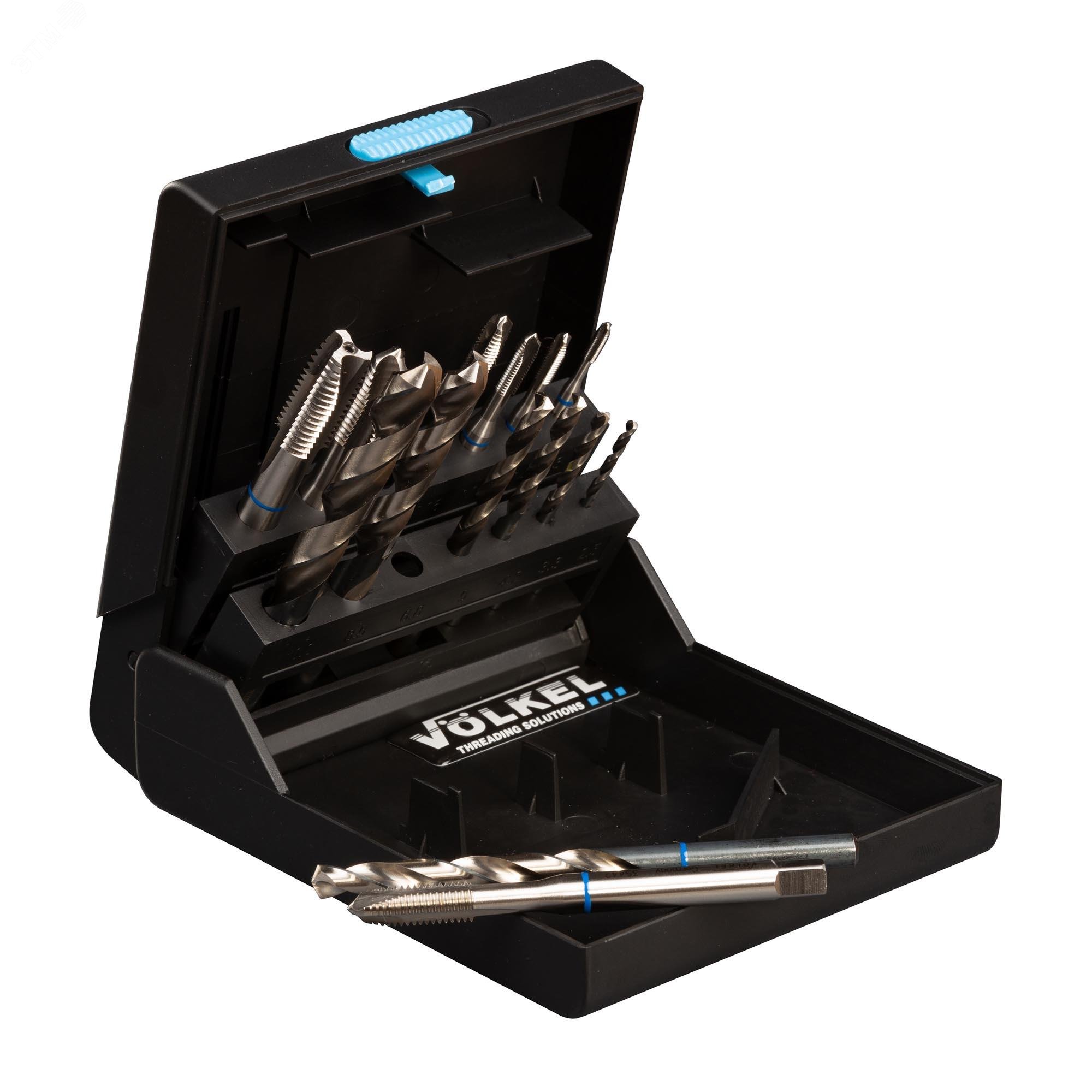 Изображение товара Набор машинных метчиков M3-M12 HSSE DIN371/376 14пр (набор)