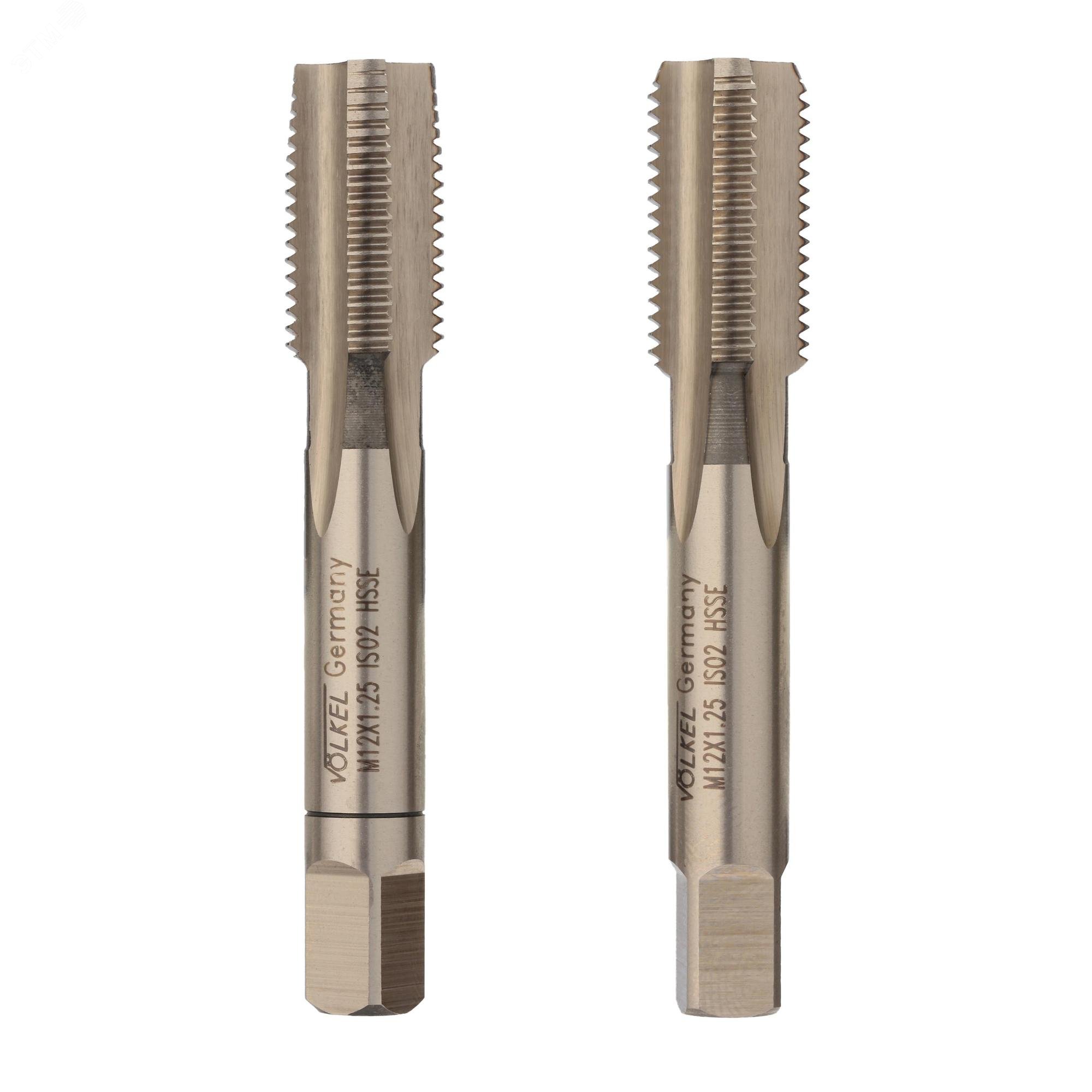 Изображение товара Набор метчиков 2шт М12х1,25 DIN2181 6h HSSE (комплект)