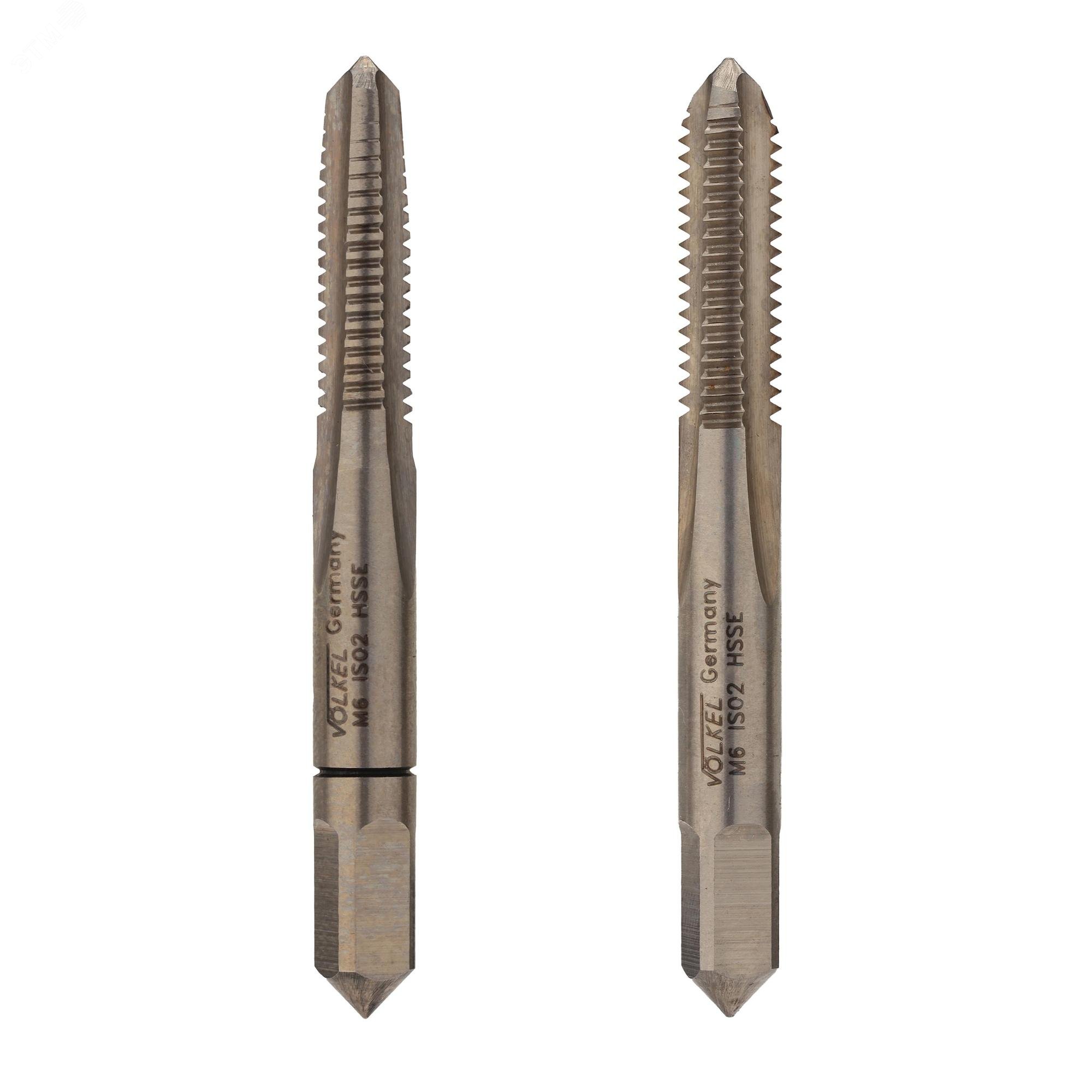 Изображение товара Набор метчиков 2шт М6х1,0 DIN352 6h HSSE (комплект)