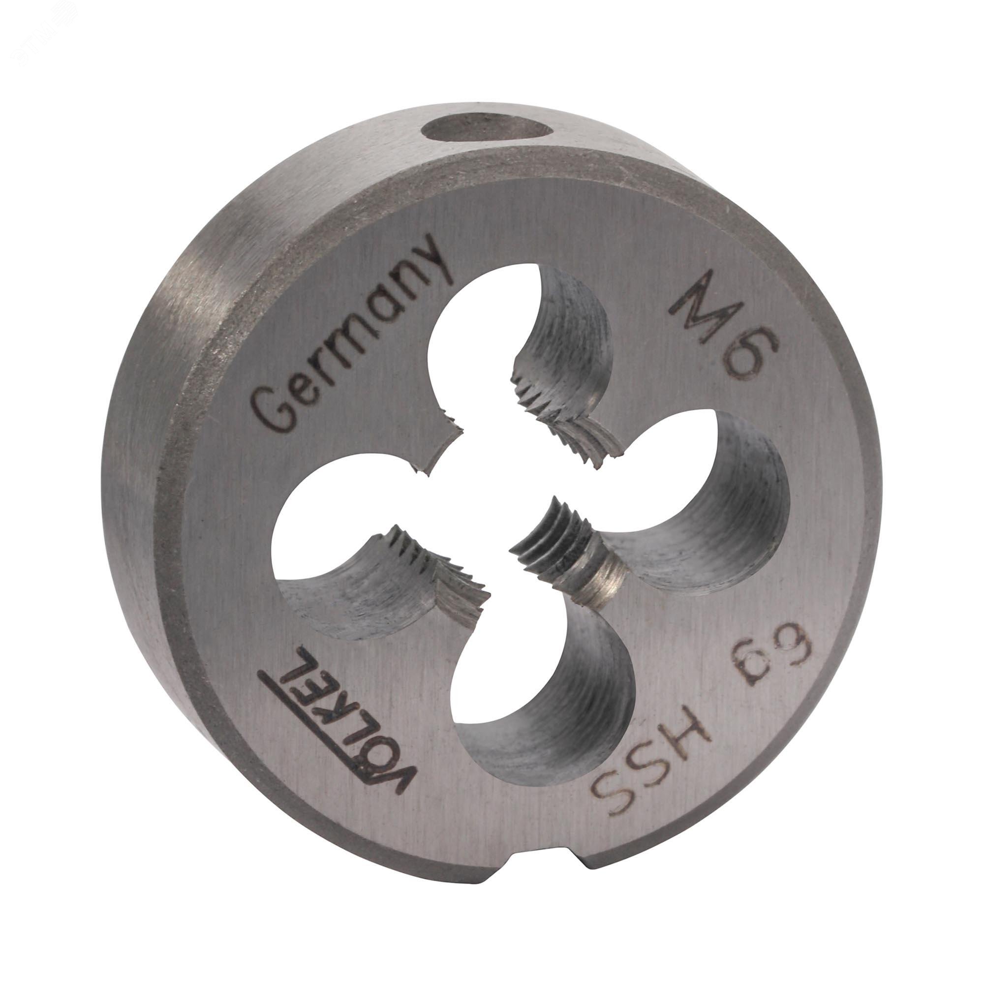 Изображение товара Плашка М6х1,0 DINEN22568 HSS 6g 20х7мм (шт)