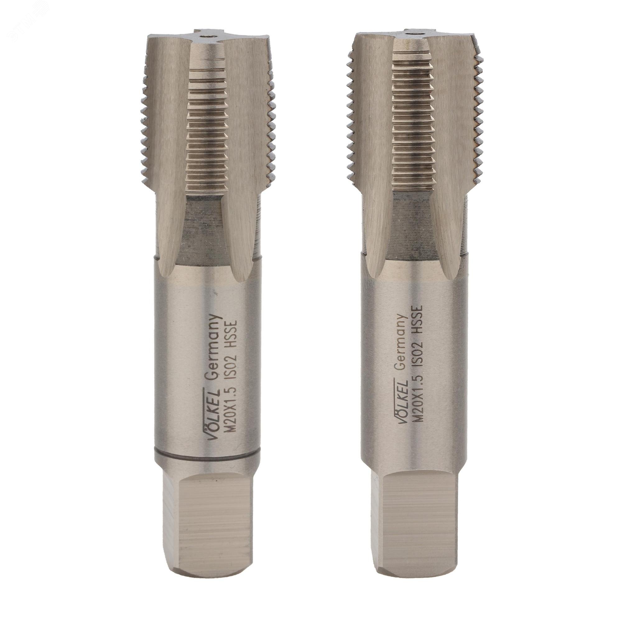 Изображение товара Набор метчиков 2шт М20х1,5 DIN2181 6h HSSE (комплект)