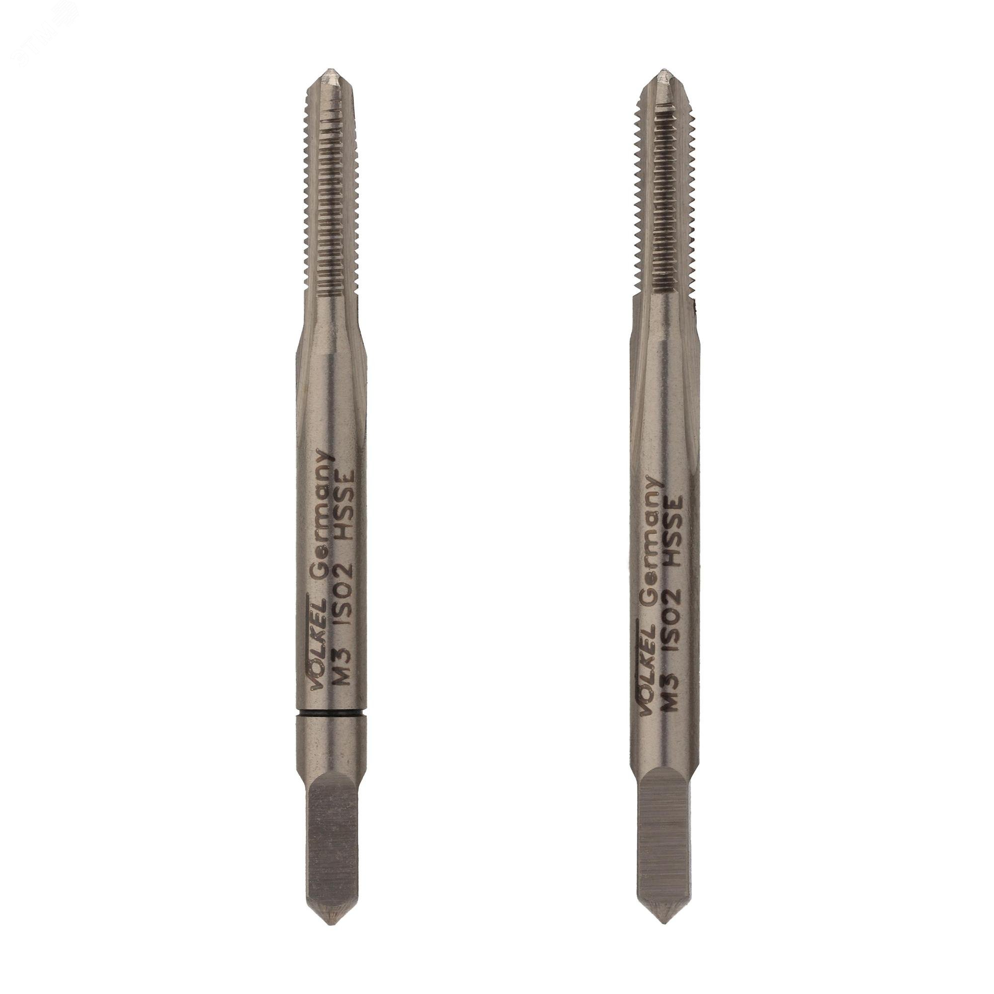 Изображение товара Набор метчиков 2шт М3х0,5 DIN352 6h HSSE (комплект)