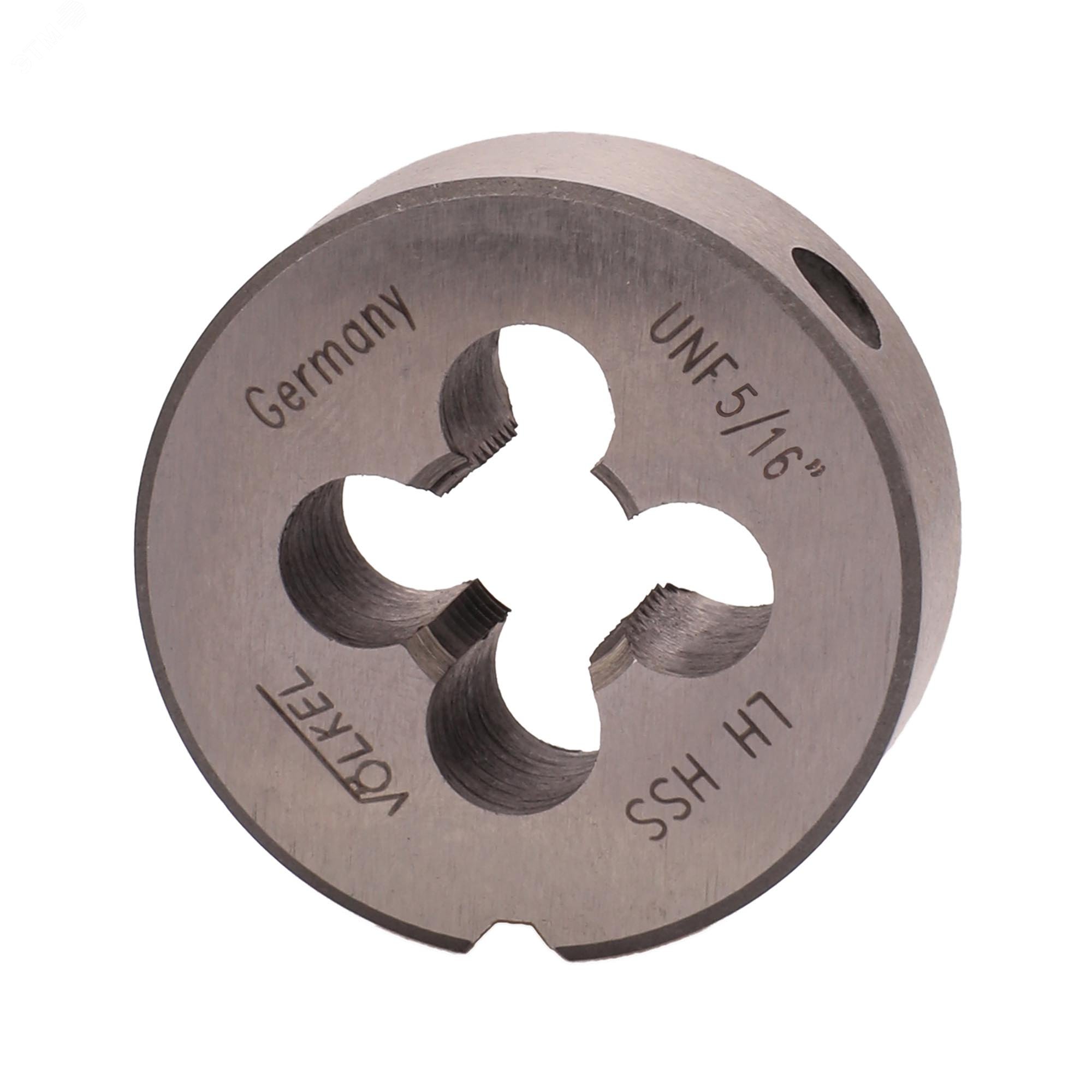 Изображение товара Плашка левая UNF 5/16-24 HSS DIN22568 2A для нарезания резьбы