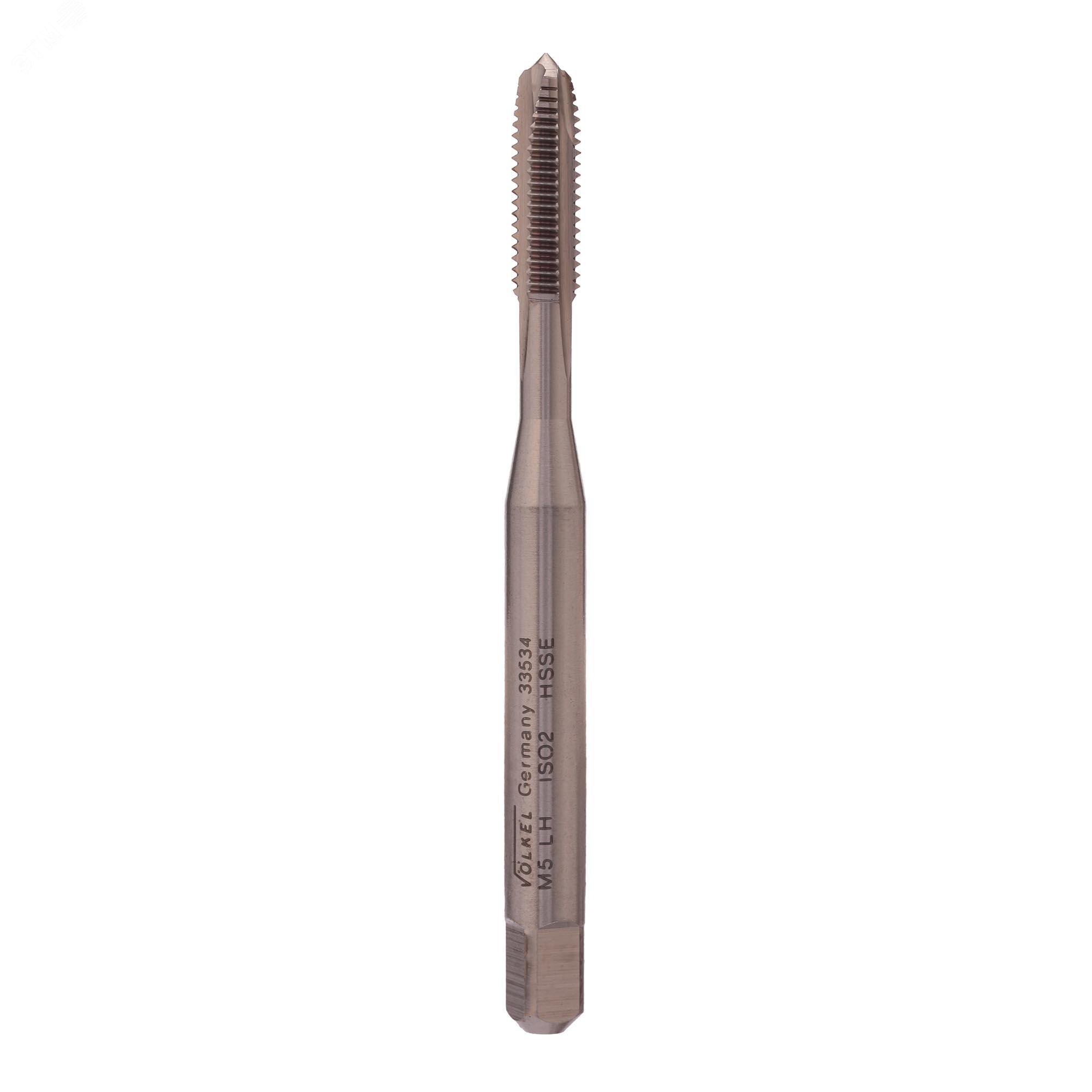 Изображение товара Метчик левый машинный М5х0,8 DIN371 6h HSSE (шт)