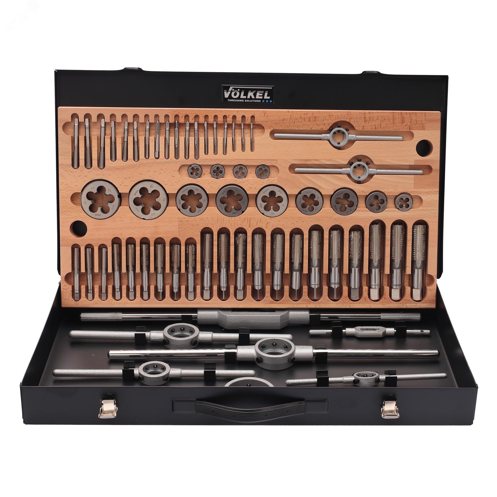 Изображение товара Набор метчиков и плашек M3-M24 HSS-G 61пр (набор)