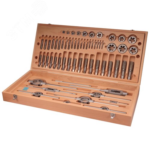 Изображение товара Набор метчиков и плашек M5-M30 HSS-G 62пр (шт)