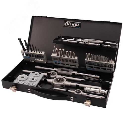 Изображение товара Набор метчиков и плашек M3-M12 HSS-G 52пр (набор)