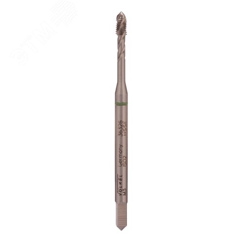 Изображение товара Метчик винтовой машинный М3х0,5 DIN371 6h HSSE (шт)