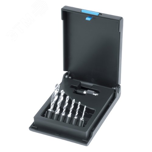 Изображение товара Набор метчиков для шуруповерта 3 в 1 M3-M10 HSS-G 7пр (набор)