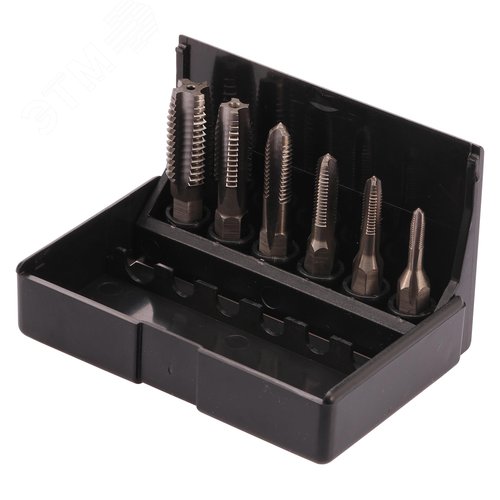 Изображение товара Набор метчиков для шуруповерта M3-M10 HSS-G 6пр (набор)