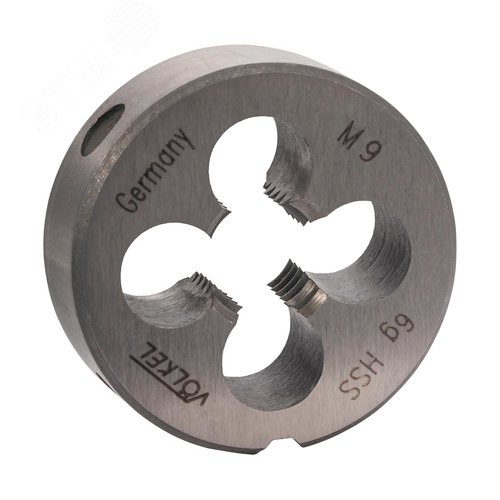 Изображение товара Плашка М9х1,25 DINEN22568 HSS 6g 25х9мм (шт)