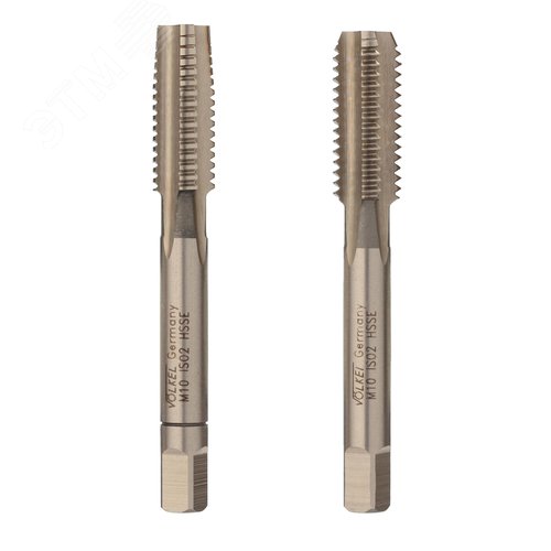 Изображение товара Набор метчиков 2шт М10х1,5 DIN352 6h HSSE (комплект)