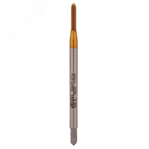 Изображение товара Метчик для накатки резьбы М2х0,4 DIN371 6h HSSE TiN (шт)