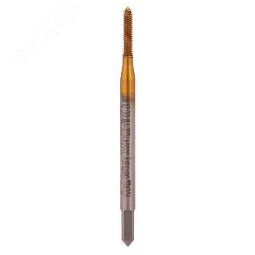 Изображение товара Метчик для накатки резьбы М1,6х0,35 DIN371 6h HSSE TiN (шт)